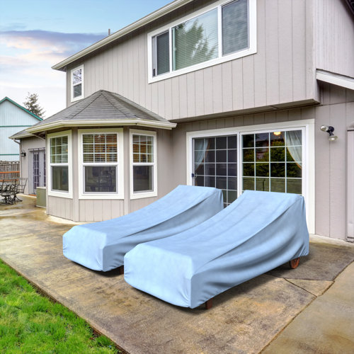 Arlmont & Co. Miguel Patio Chaise Lounge Covers with 2 Year Warranty